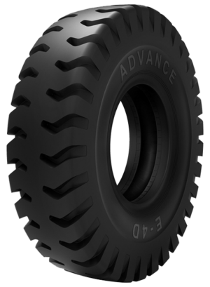 Advance E-4D Industrial OTR Tire Loader Application