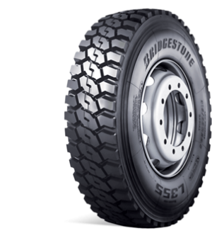 Bridgestone V-Steel Lug L355 Off-Road Drive Axle Tire